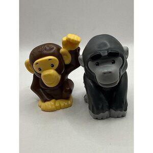Fisher Price Little People Safari Zoo Jungle Animals Monkey Gorilla
